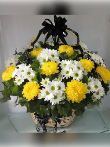Buchet funerar "Lumina veșnică"