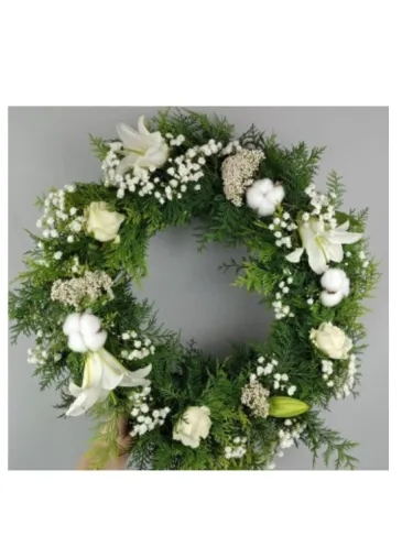 Funeral wreath "Finding Peace"