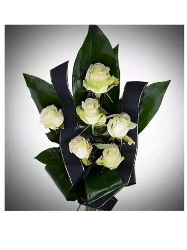 Funeral bouquet "Pure Farewell"