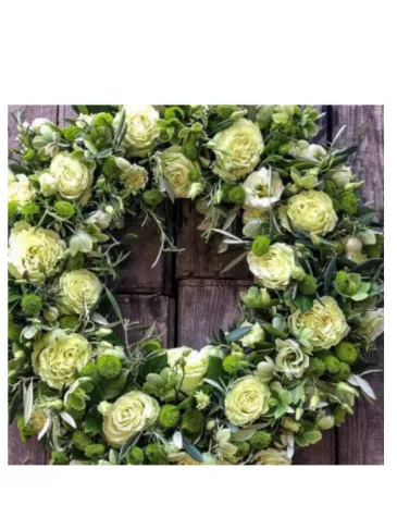 Funeral wreath "Peace and Light"