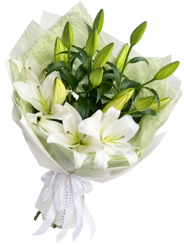 Buchet de crini albi „Lilia”