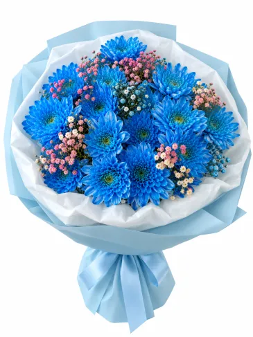 Buchet din crizanteme „Zefirka”