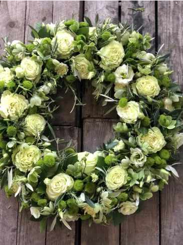 Funeral wreath "Peace and Light"
