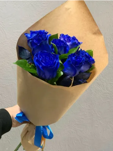 Bouquet of Blue Roses "Mirelle"