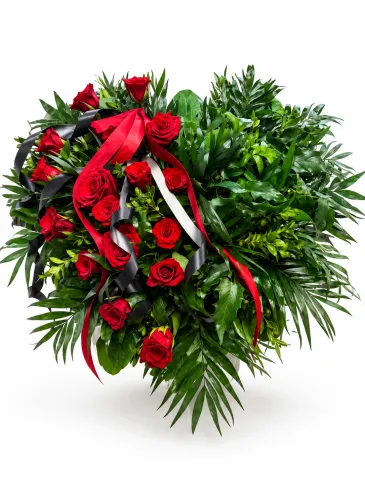 Coronă funerară "Iubire pentru totdeauna"