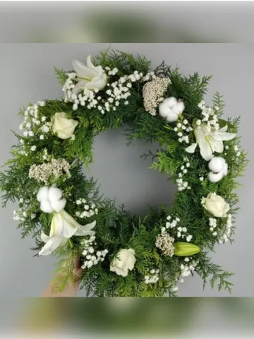 Funeral wreath "Finding Peace"