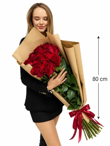 Buchet din trandafiri olandezi înalți „Marie”