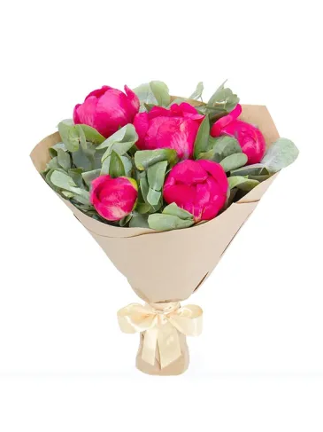 Buchet de bujori „Agata”