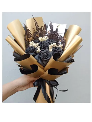 Funeral bouquet "Eternal Night"