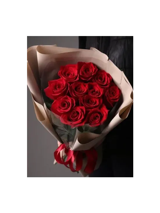  Buchet de 11 trandafiri roșii "Stella"